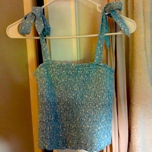 Smocked Abercrombie Top